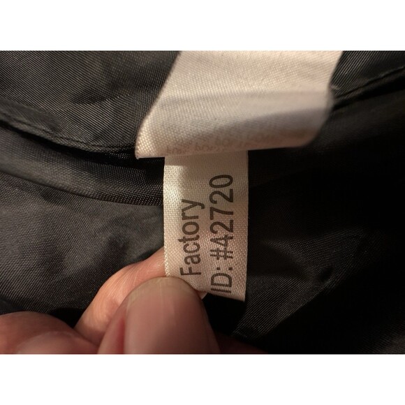 Y2K jacket zip Fur Hood Puffer Jacket XS Crop Bomber Black Down Express - Picture 9 of 14